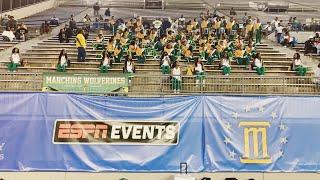 Carver Montgomery High School Percussion & Danceline 2022 Playoffs Game vs St Paul’s Episcopal