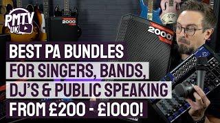 5 Best Cheap PA System Bundles Under £1000 That Don't Suck - Singers, Bands, DJ's & Public Speaking