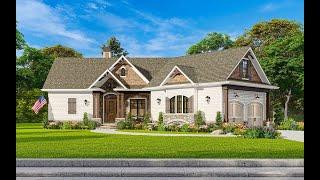 CRAFTSMAN HOUSE PLAN 699-00238 WITH INTERIOR