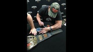 Smoking Skull replica belt signed by Stone Cold Steve Austin