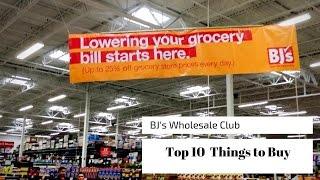 Top 10 Things to Buy at BJ's