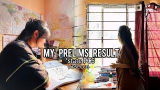 My PRELIMS RESULT(State pcs) | A day in the life of a UPSC aspirant| #upsc #studyvlog