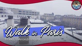 Walk in Paris | BGV / Take a walk in the alleys of Paris on the first snow day / 첫눈 오던 날 파리의 골목길 산책