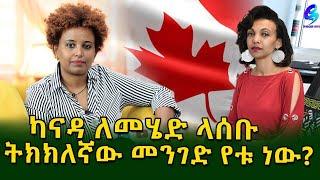 ካናዳ ለመሄድ ትክክለኛው መንገድ የቱ ነው! ከትውልደ_ኤርትራ_ካናዳዊቷ የኢሚግሬሽን አማካሪ ጋር!  Ethiopia |Sheger info |Meseret Bezu