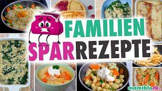 Familien - Sparrezepte | Rezepte für Kinder - Einfach & Lecker | Geld sparen | mamiblock