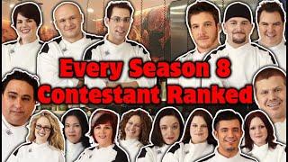 Hell's Kitchen - Ranking EVERY Season 8 Chef