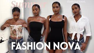 FASHION NOVA | END OF SUMMER CLOTHING HAUL 2024