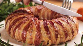 Christmas Wreath Meatloaf. The guests were surprised! It's very easy and quickly to cook.