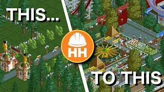 Building the Most BEAUTIFUL Forest Frontiers Park in Rollercoaster Tycoon