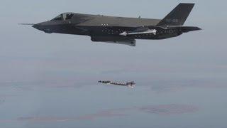 F-35B Weapons Separation Test with Laser-Guided Bomb GBU-12 PAVEWAY II