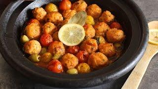 Tajine de boulettes de poisson