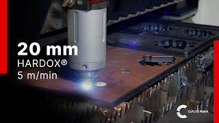 How to cut 20mm Hardox® with Fiber Laser 30kw Cutting Machine