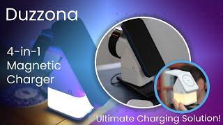 Discover the Ultimate Charging Solution | The Duzzona W20 4 in 1 Magnetic Charger and Night Light