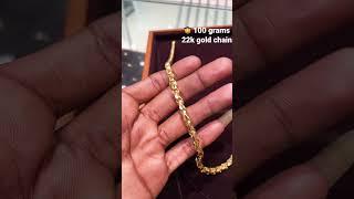 100 grams 22k gold chain