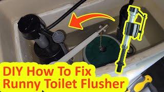 How to Fix Running Toilet,  How to Repair Toilet Flush Valve - Fluidmaster Fill Valve Repair