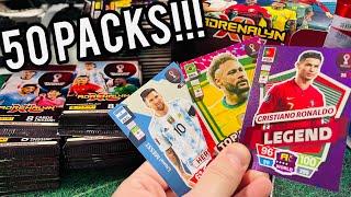 KOMPLETTE DISPLAY BOX (50 PACKS 400 KARTEN!!!) Panini FIFA WORLD CUP QATAR 2022 Adrenalyn XL