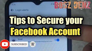 Tips to Secure your Facebook Account  @BoszDenz