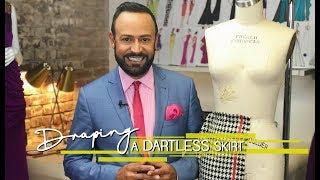 How To Drape a Dartless Skirt