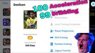 How to Train Free DENILSON in PERFECT WAY eFootball 2024 Mobile