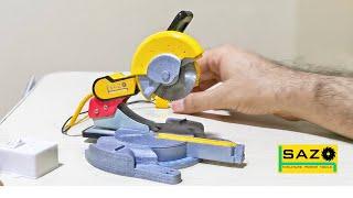 Miniature Mitre Saw Model Metal  Blade DIY - SAZO tools world smallest power tools  DeWalt, Makita