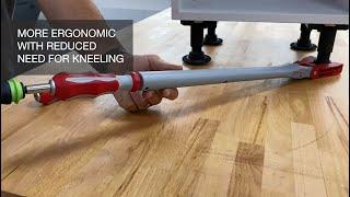 Häfele Axilo™ 78 Plinth Adjusting System | Installation