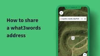 How to share a what3words address