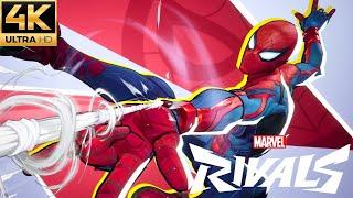 Marvel Rivals Alpha - Spider-Man Full Game Gameplay (4K 60FPS)