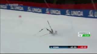 Lindsey Vonn Crash: Schladming - WORLD CHAMPIONSHIP-SUPER G: Skier Airlifted To Hospital