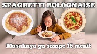 RESEP SPAGHETTI BOLOGNAISE GAMPANG BANGET