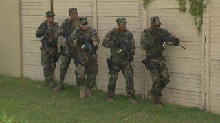 Students from Latin American countries go through training in San Antonio for Operation Jaguar