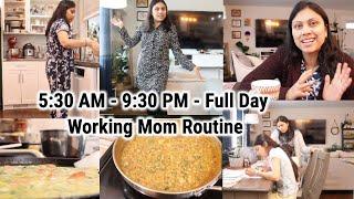 Working Mom full day routine in Canada - Full Day Vlog