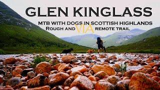 Glen Kinglass - Bikepacking with dogs in Scottish Highlands, Taynuilt - Bridge of Orchy