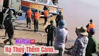 Phú Thọ - Gấp Gấp Hạ Thủy cano Tích cực tìm kiếm người mất tích ở cầu Phong Châu