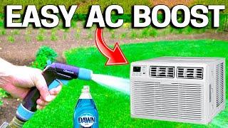 Window Air Conditioner Not Cooling? EASY Common Fix - How to Clean a Windows AC