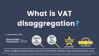 What is VAT disaggregation?