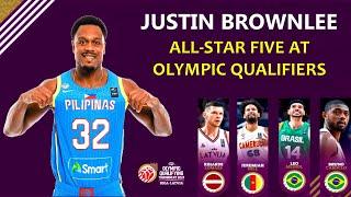 Justin Brownlee ALL-STAR FIVE at Olympic Qualifiers in LATVIA! (2024)