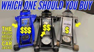 Daytona vs Husky vs Pittsburgh car jack comparison. Ultimate low profile review. What should you buy