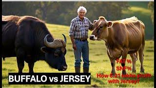 "The Ultimate Dairy Farming Comparison: Buffalo Vs Jersey Cow"|