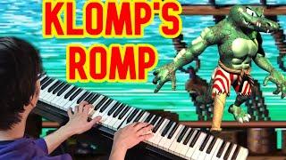 Klomp's Romp PIANO COVER  | Donkey Kong Country 2 ‍️ | + SHEET MUSIC (PDF)  + FINGERINGS 