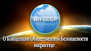 ВП СССР — О Концепции Общественной Безопасности вкратце