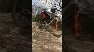 Lucky escape! The MTB ride that nearly ended badly! #shorts #mtb #mountainbike