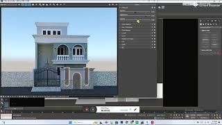 3ds MAX Exterior Modeling Training (Classical Facade Modeling Training) advance designer