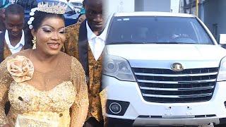 WATCH HOW KUDIRAT (QUEEN OF NEW JERSEY) USA ARRIVED WITH HER 400M LIMOUSINE CAR AT HER 5OTH BDAY