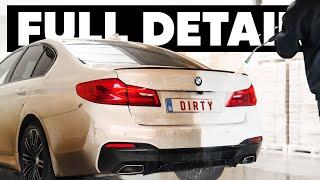 Deep Cleaning a Dirty BMW 5 Series - Exterior Car Cleaning