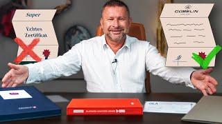 "Fake" Edelstein-Zertifikate vs. echte Zertifikate  #Gutachten