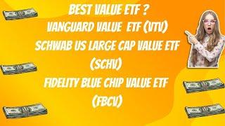 BEST VALUE ETF? WHO WINS?