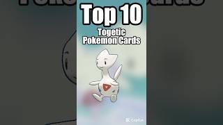 Top 10 most valuable Togetic Pokemon cards #pokemon #top10 #pokemontcg #pokemoncards #shorts