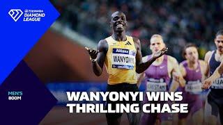 Emmanuel Wanyonyi digs deep to defend 800m Diamond Trophy in Brussels - Wanda Diamond League 2024