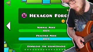 Geometry Dash - Hexagon Force [EDM meets Rock Guitar] (+ Tabs)