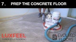 7. Evolved Floors DIY - Prepare The Concrete - POLYVAC